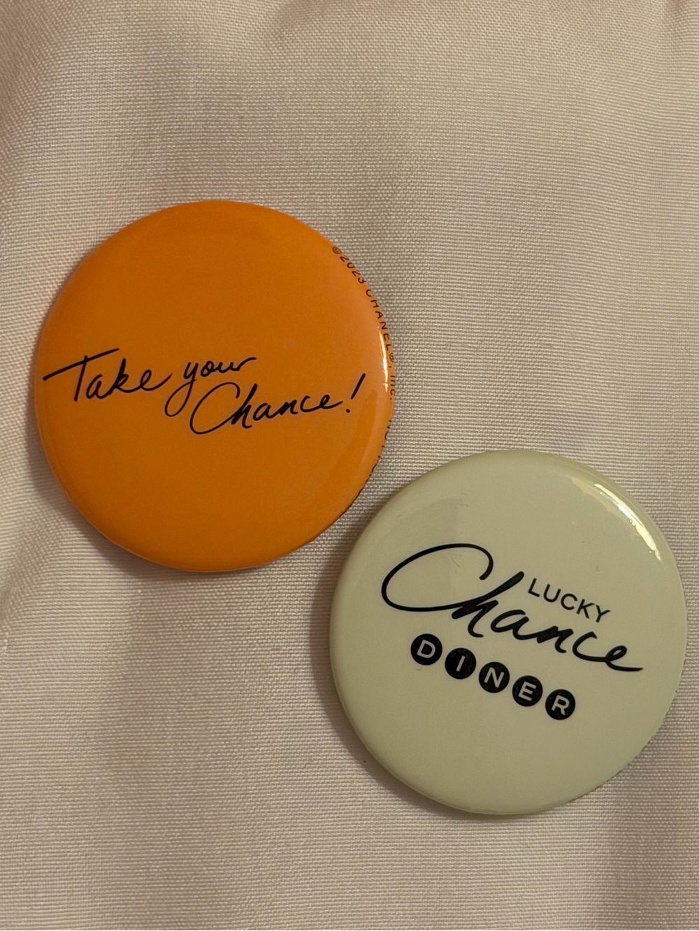 Chanel Lucky Chance Diner 2023 Pins